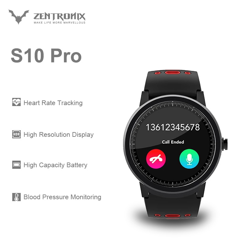 North Edge S10 Pro Smart Watch Men HD Screen Waterproof IP67 Heart Rate Tracker Blood Pressure Monitor Bluetooth-compatible Smartwatch